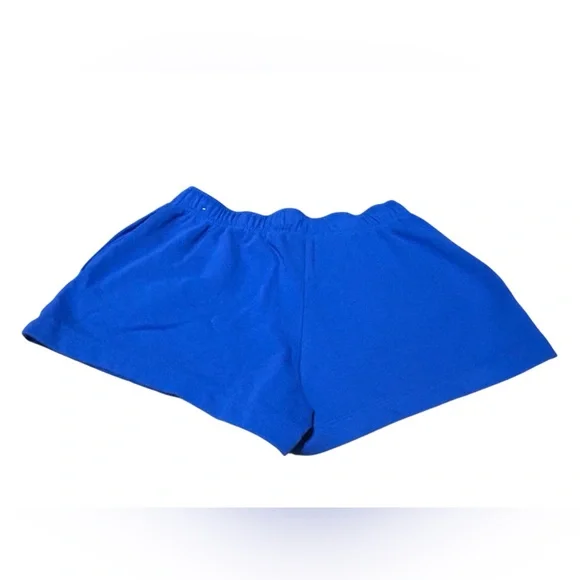 Nike Blue Sweat Shorts Women’s Large Cotton Blend Drawstring Athletic - Picture 2 of 10